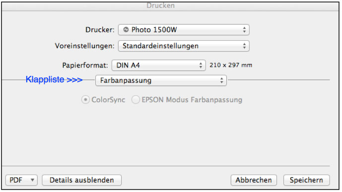 farbenwerk - Farbanpassung unter Mac OSX Lion